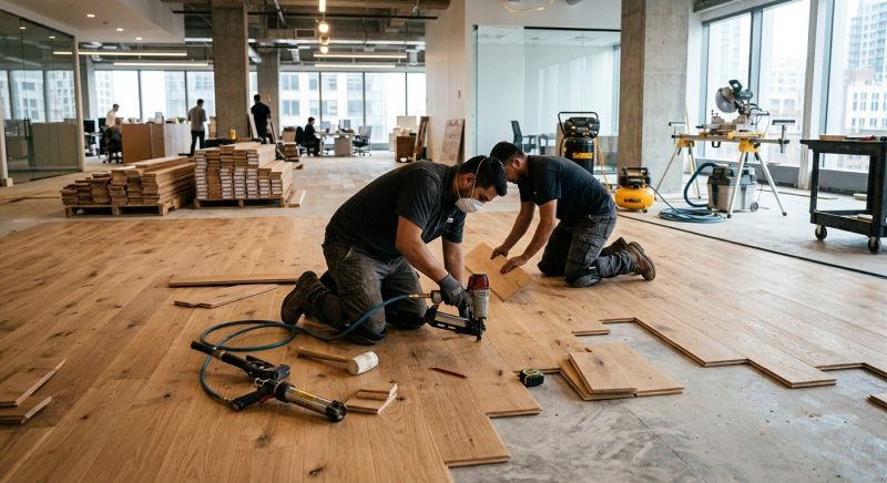 Commercial Hardwood Service in Boston, MA