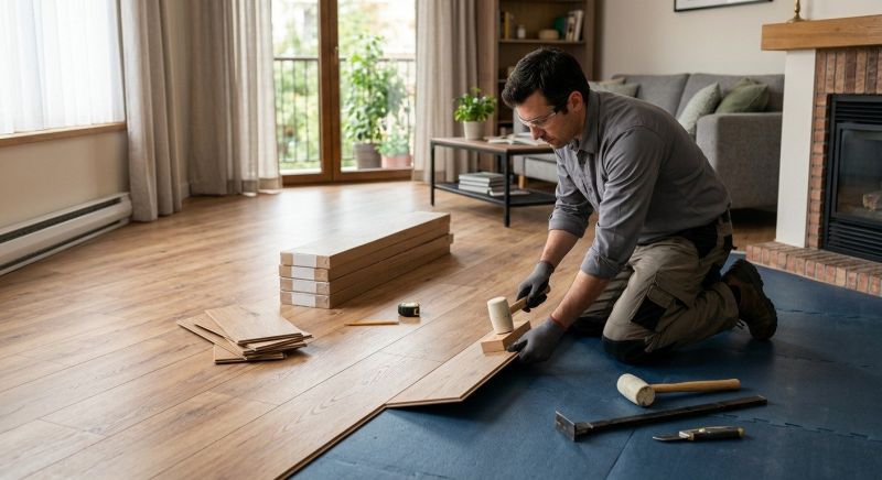 Laminate Floor Installation in Newbury, MA