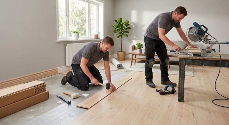 Laminate Floor Installation in Roslindale, MA