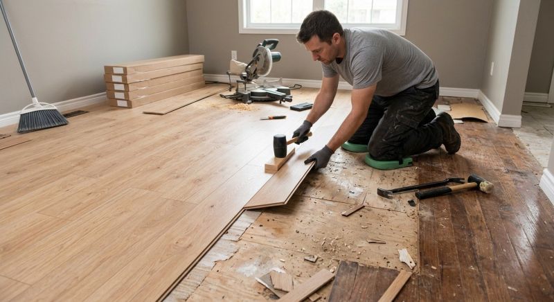 Laminate Floor Installation in Salem, NH