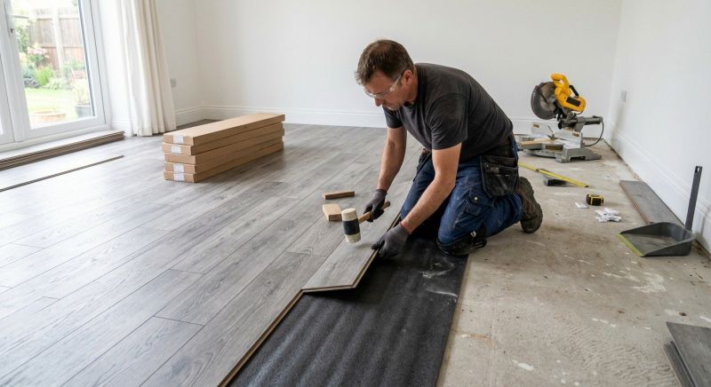 Laminate Floor Installation in West Newton, MA