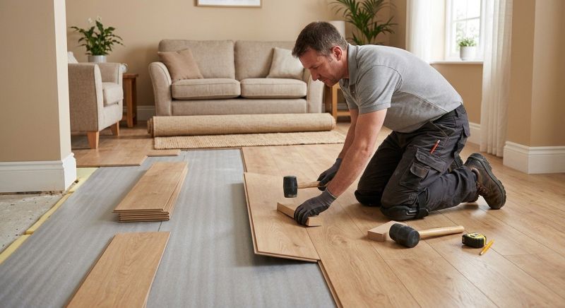 Laminate Floor Installation in West Roxbury, MA