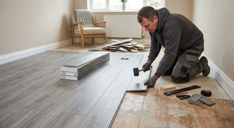Laminate Floor Replacement in Newton, MA