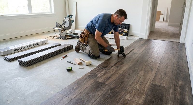 Linoleum Floor Installation in Beverly, MA