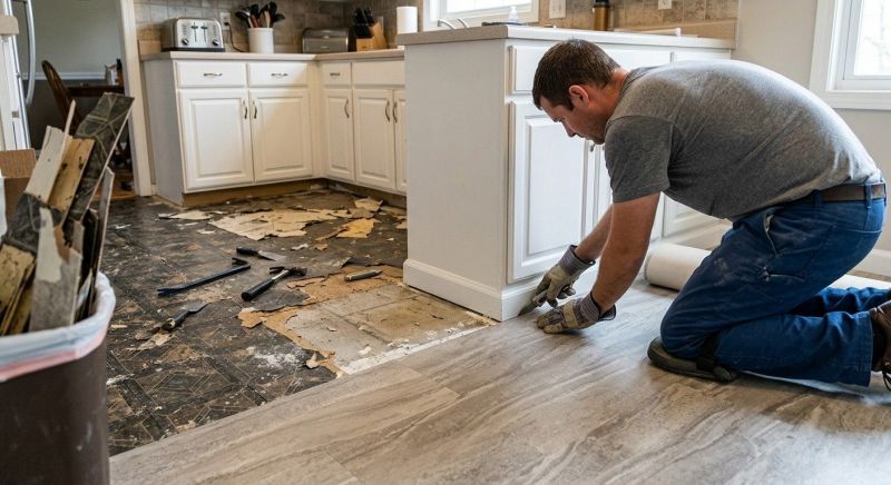 Linoleum Floor Installation in East Weymouth, MA