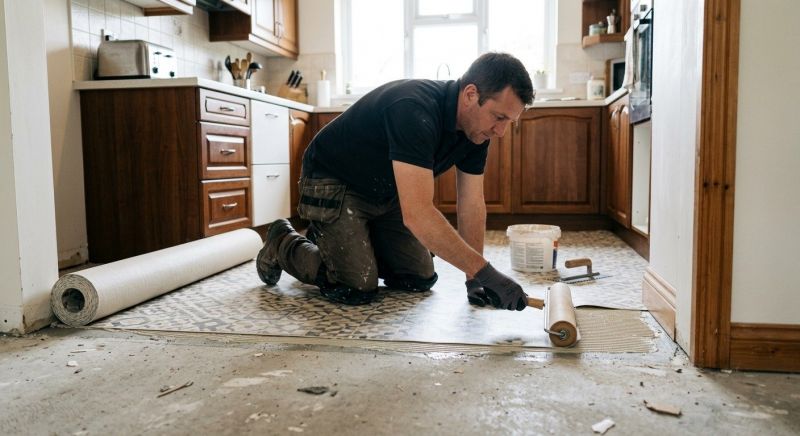 Linoleum Floor Installation in Hingham, MA