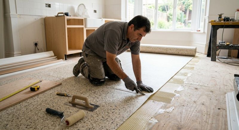 Linoleum Floor Installation in Milton, MA