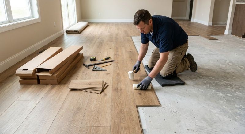 Luxury Vinyl Tile Installation in Hull, MA