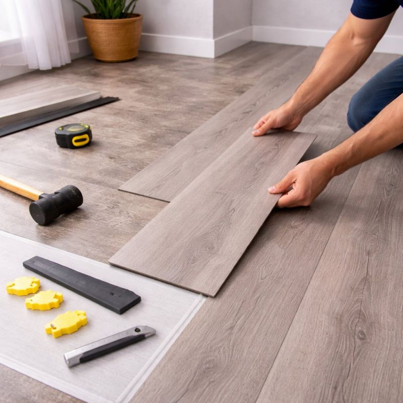Luxury Vinyl Tile Installation in Milton, MA