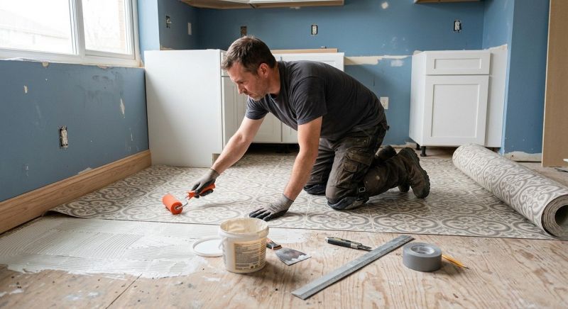 Sheet Flooring Installation in Arlington, MA