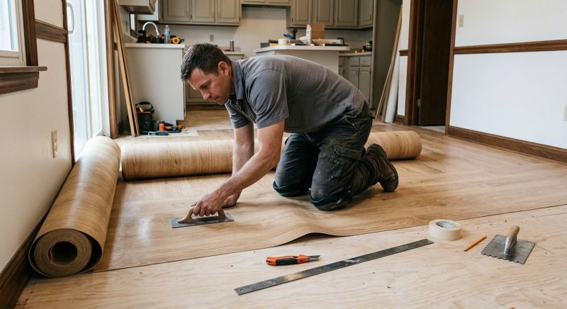 Sheet Flooring Installation in Billerica, MA