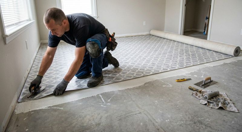 Sheet Vinyl Installation in Lawrence, MA