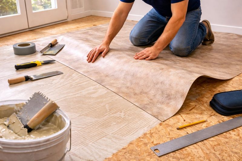 Sheet Vinyl Installation in Norfolk County, MA