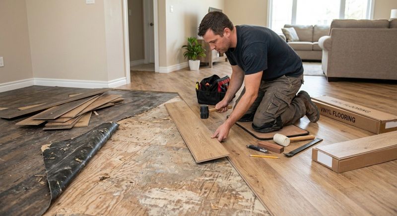 Vinyl Floor Replacement in Danvers, MA