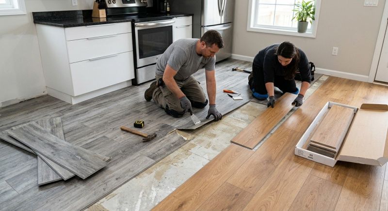 Vinyl Floor Replacement in Danvers, MA