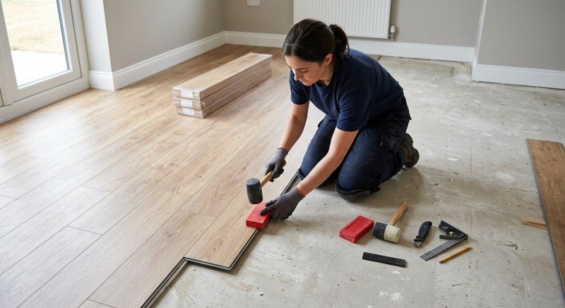 Vinyl Plank Floor Installation in Danvers, MA